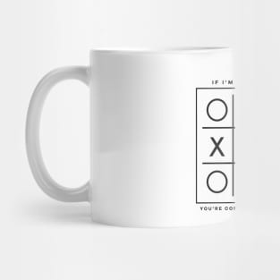 MBMBAM Tic Tac Toe (Black Logo) Mug